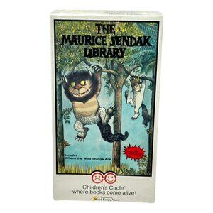 Vintage VHS Childrens Circle Maurice Sendak Library incl Wild Things New Sealed